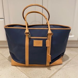 SOLD Coach Transatlantic Weekender Travel Tote Bag